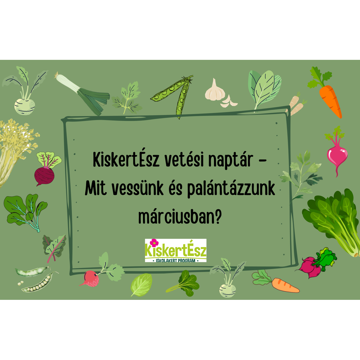 KiskertÉsz vetési naptár – március