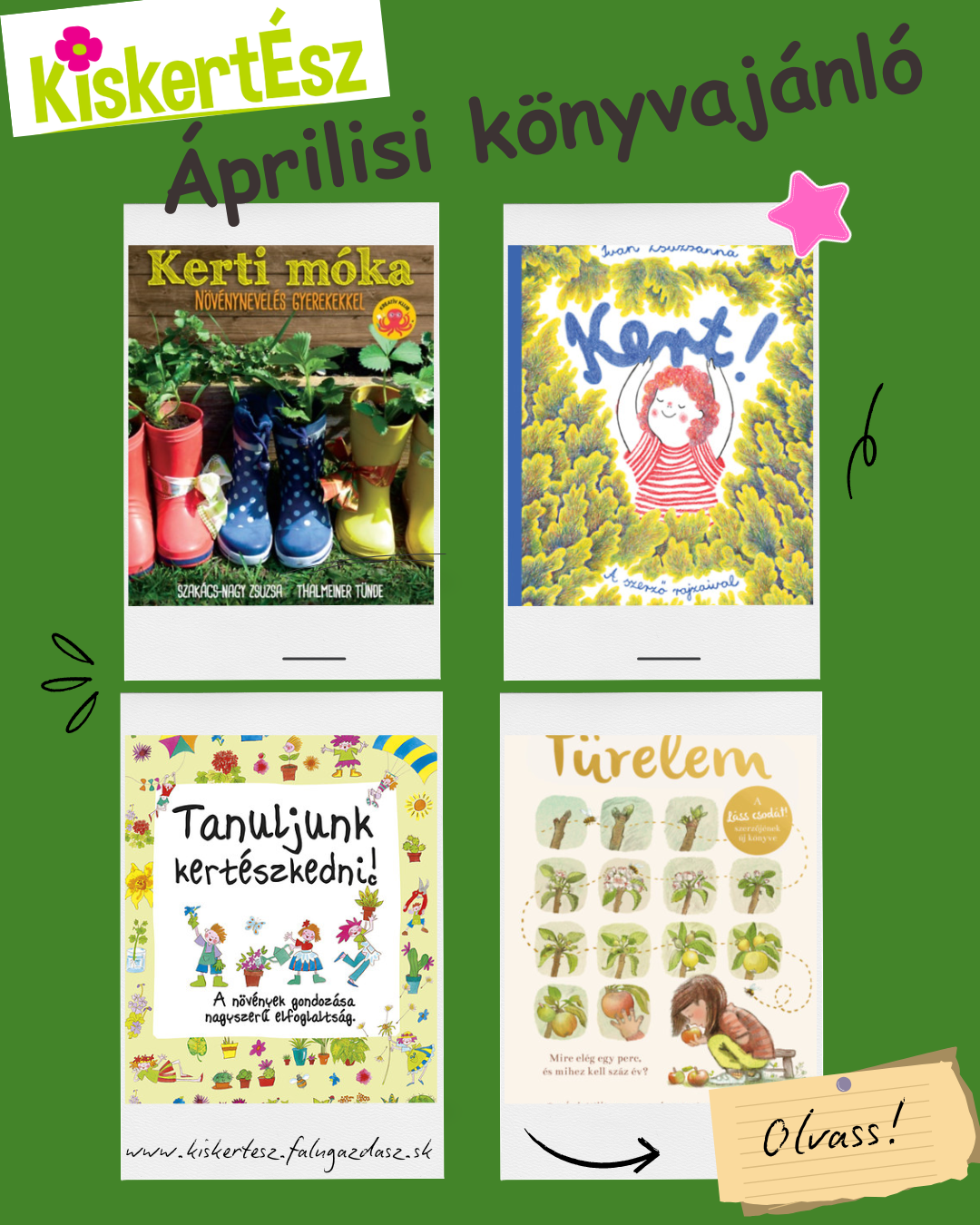 KiskertÉsz áprilisi könyvajánló